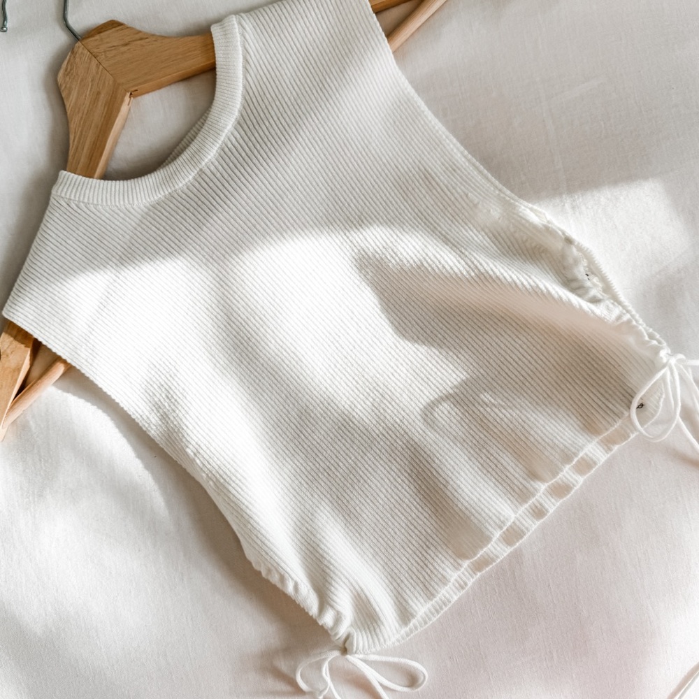 ZARA | Ribbed Knit Top